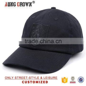 high quality custom black baseball hat