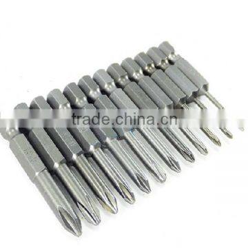 12Size/Set 50mm Length Hex Shank Magnetic Phillips Cross Screwdriver Bits Electric Screwdriver Head AR-15