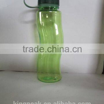 750ml unique design Plastic Portable Sport Water Bottle/Plastic travel Water Bottle/Plastic ourdoor Sports Water Bottle