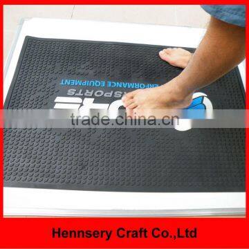 3D OEM Logo Soft Pvc Rubber Anti Slip Foot Mat