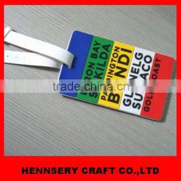 Fashion 3D cheap Luggage Tag rubber product