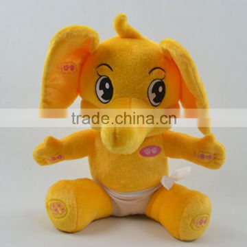 Stuffed Plush Animal Elephant Toy