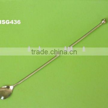 Stainless steel cocktail spoon/ bar spoon/stirrer spoon