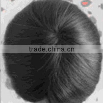 Best quality natural thin skin hair pieces toupees replacement