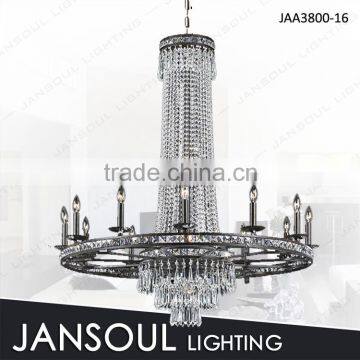 1m 16 lights transitional crystal chandelier for sale