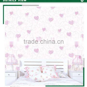 stock lot foaming non woven wallpaper, lovely spotted wall decor for wedding house , decorating wallcovering ideas