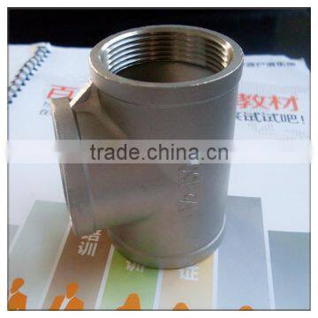 1 1/2" BSP Tee Stainless Steel 316 Female Threaded Pipe Fitting BSPT