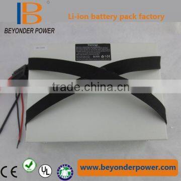 48v 20Ah lithium rechargeable skateboard battery pack with bms and charger for the scooter