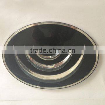 Custom Promotional Outdoor Black Acrylic Chrome Badge photo-2