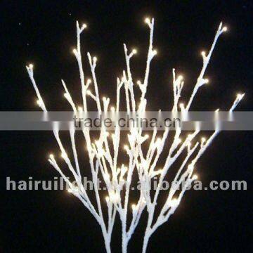 72L(24L*3) christmas led snowy branch light