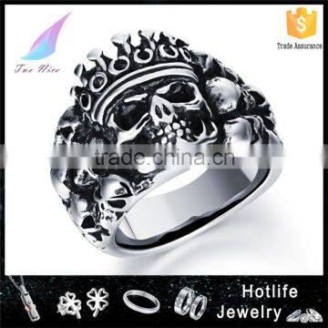 Hot New Imports 2016 Skull Stainless Steel Ring Castings for Men