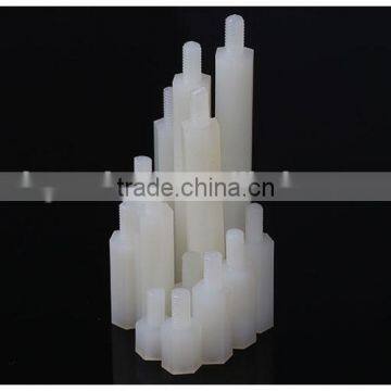 Hexagon Nylon Column, Single Head Isolation Column, Column Support Interval, Nylon Plastic Sticks, M2 M2.5 M3 photo-2