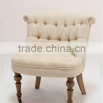 Button back fabric Sofa (KY-3168-OAK)