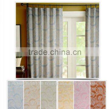 Polyester Jacquard Modern Curtain Fabrics