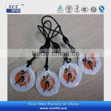 RFID Ntag bubble key tag