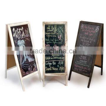 small wooden school/resturant menu advertising writing chalk blackboard