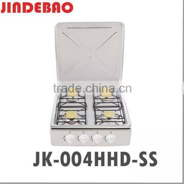 JK-004HHD-SS 4 burner restaurant gas cooker