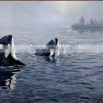 3D lenticular picture of animals with deep look flit effect