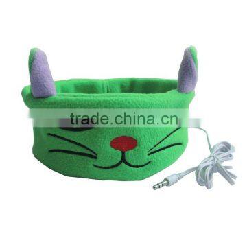 Washable Wired Carton Sports Headband Headphones For Mobile Phone photo-3