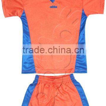 Customized soccer team uniforms