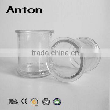 Clear Glass Candle Container Home Decor and Floating Candles photo-3