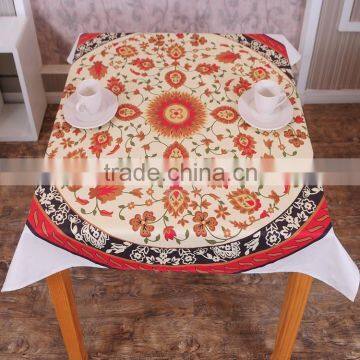 Round Table Overlay/round Table Cloths Cotton/round Tablecloth 120 photo-4