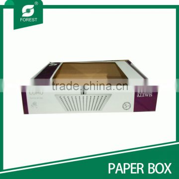 Custom Corrugated box with PVC window