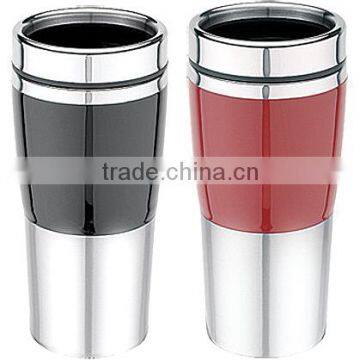 2014 new design stainless travel mug, vacuum travel tumbler, vacuum thermos pass SGS FDA