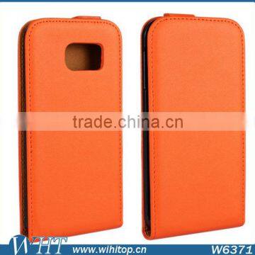 Magnetic Vertical Style Magnetic Flip Genuine Leather Case for Samsung Galaxy S6 G9200 photo-6