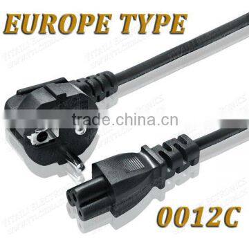 Europe type standard power cords