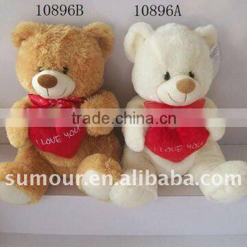 Bear Plush Toys with love heart