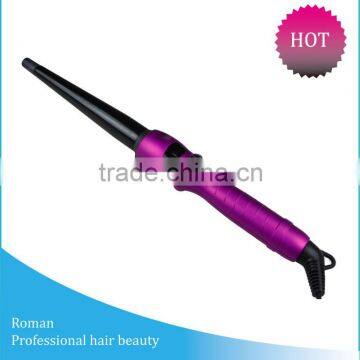 Soft touch conical curling wand ceramic iron for curling hair