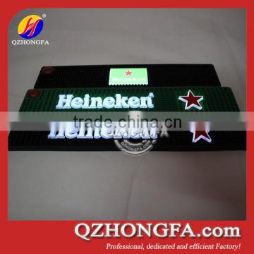 unique logo lighting led bar mat