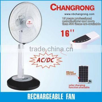 battery operated 12v 16 inch rechargeable fan