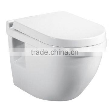 Popular design high standard P-trap Ceramic Wall Mounted Toilet closet