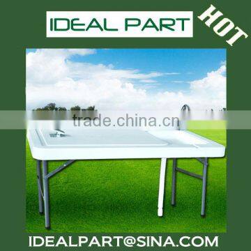 Fish cleaning table Cutting Fish Table (HDPE,blow mold, plastic table)