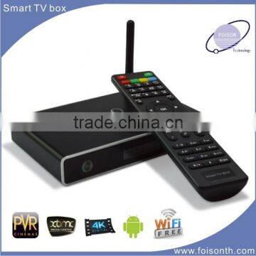 factory wifi 802.11n Quad Core 8GB Bluetooth 4.0 tv android box support H.265 hd 4K