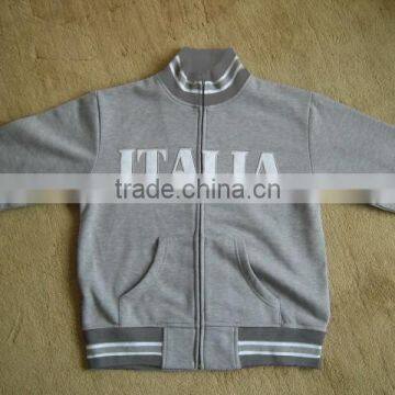 Promotional New Design Mens Zipper Jacket Sweatshirt Without Hood photo-6