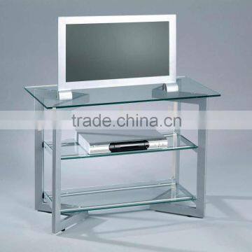 Glass TV stand