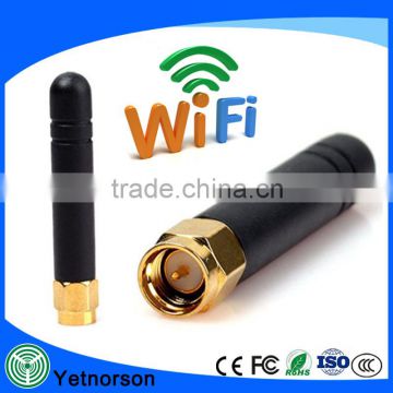 Omni directional 2.4GHz Zigbee Antenna 2dbi rubber antenna for Cc2530 Module