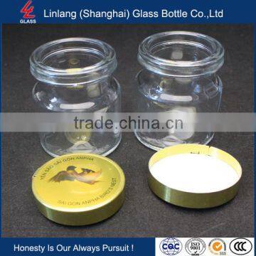 Import Malaysia Bird Nest Jar With Screw Cap for Storage Honey Cubilose Glass Bottle photo-4
