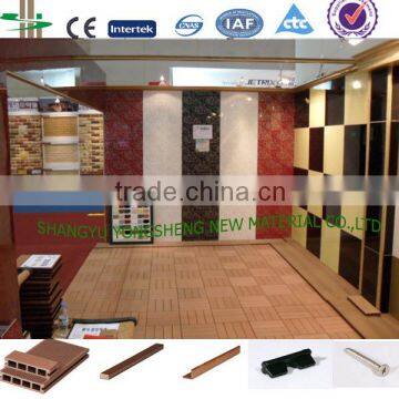 Cheap plastic wood deck tiles