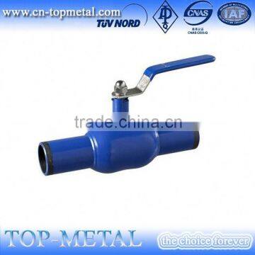 2016 Low Price carbon steel pn16 full weld ball valve