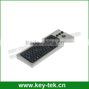IP68 Waterproof Backlight Movable Silicone Trackball Keyboard