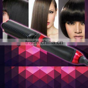 Multifunctional 2 in 1 Electric Hair Straightener Brush,Hair Curler for wholesale