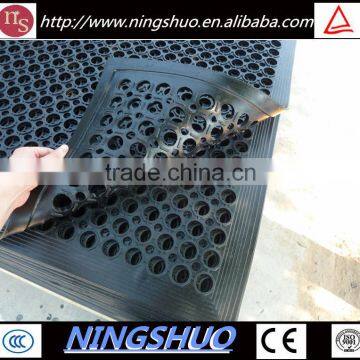 China industry of anti slip anti fatigue kitchen heat resistant rubber mat