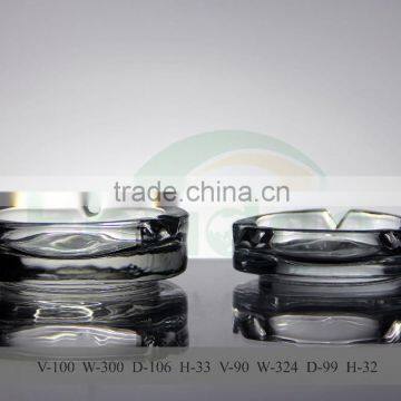 High Grade Round Clear Glass Ashtray