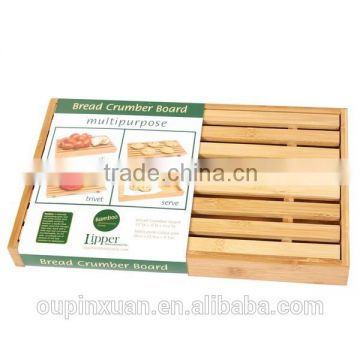 Kitchen bread board,Wholesale eco-friendly bamboo bread cutting board