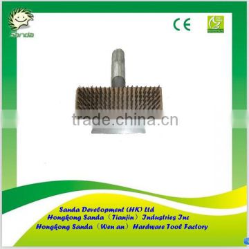 Wooden Block Scratch Brush