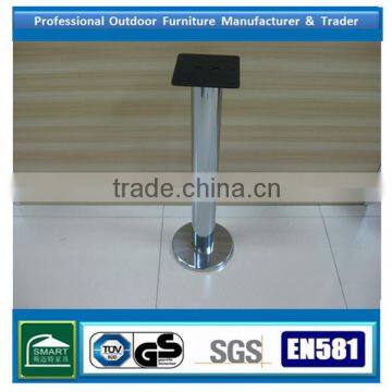 chrome table base for marbel table